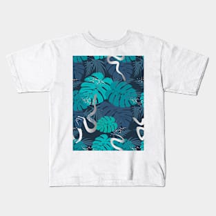 Snakes in jungle Kids T-Shirt